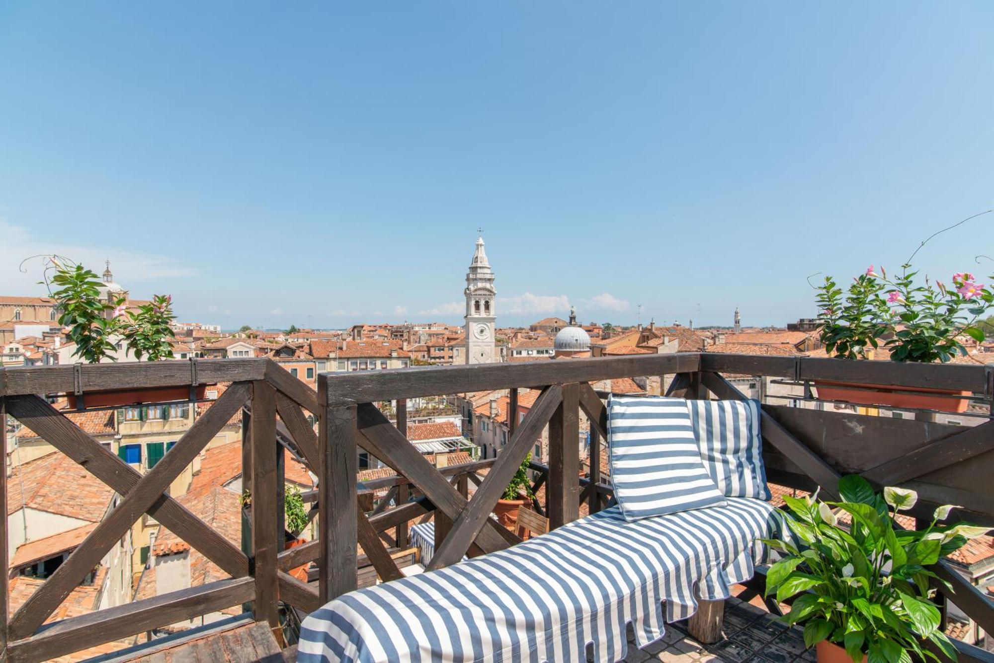 Penthouse With Rooftop Terrace And 360 Views Of Venice - Venice5Th Kültér fotó