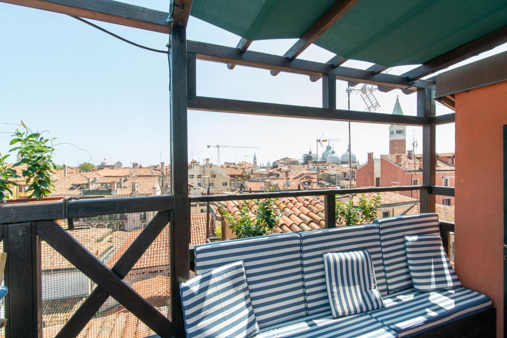 Penthouse With Rooftop Terrace And 360 Views Of Venice - Venice5Th Kültér fotó